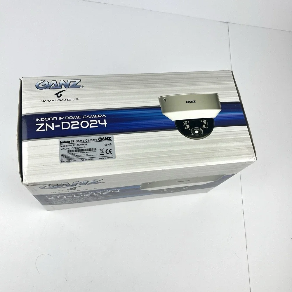 Ganz ZN-D2024 IP Dome Security Camera ONLY‎ – New Open Box – No Mount/Hardware
